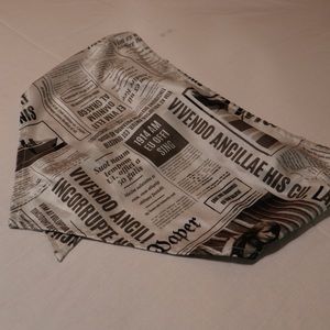 Newspaper Bandana Top